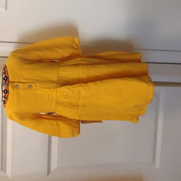 Genuine Kids from Oshkosh 5T zinnia gold/mustard Dress - Picture 3 of 7